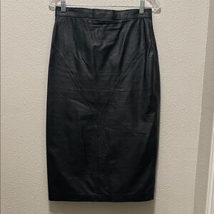 Vintage Learsi 100% Genuine Leather Skirt